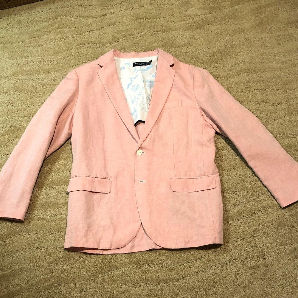 Nautica Orange Salmon Blazer